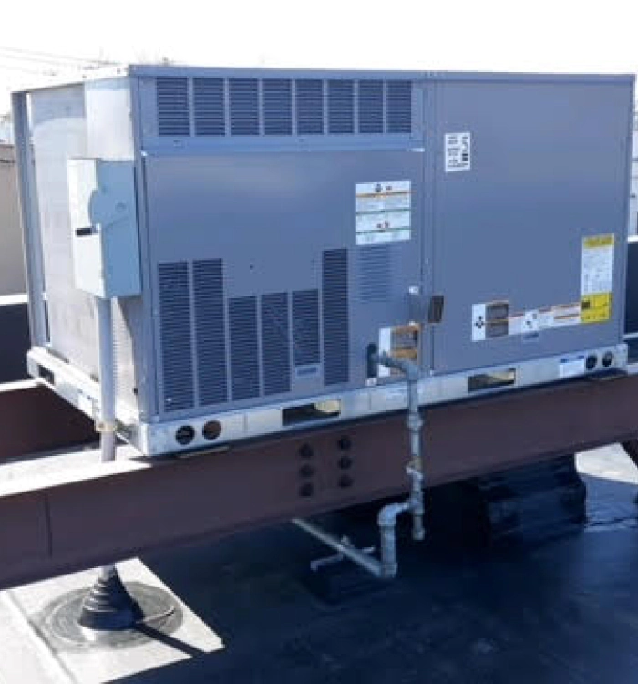 generator installed in a commercial building